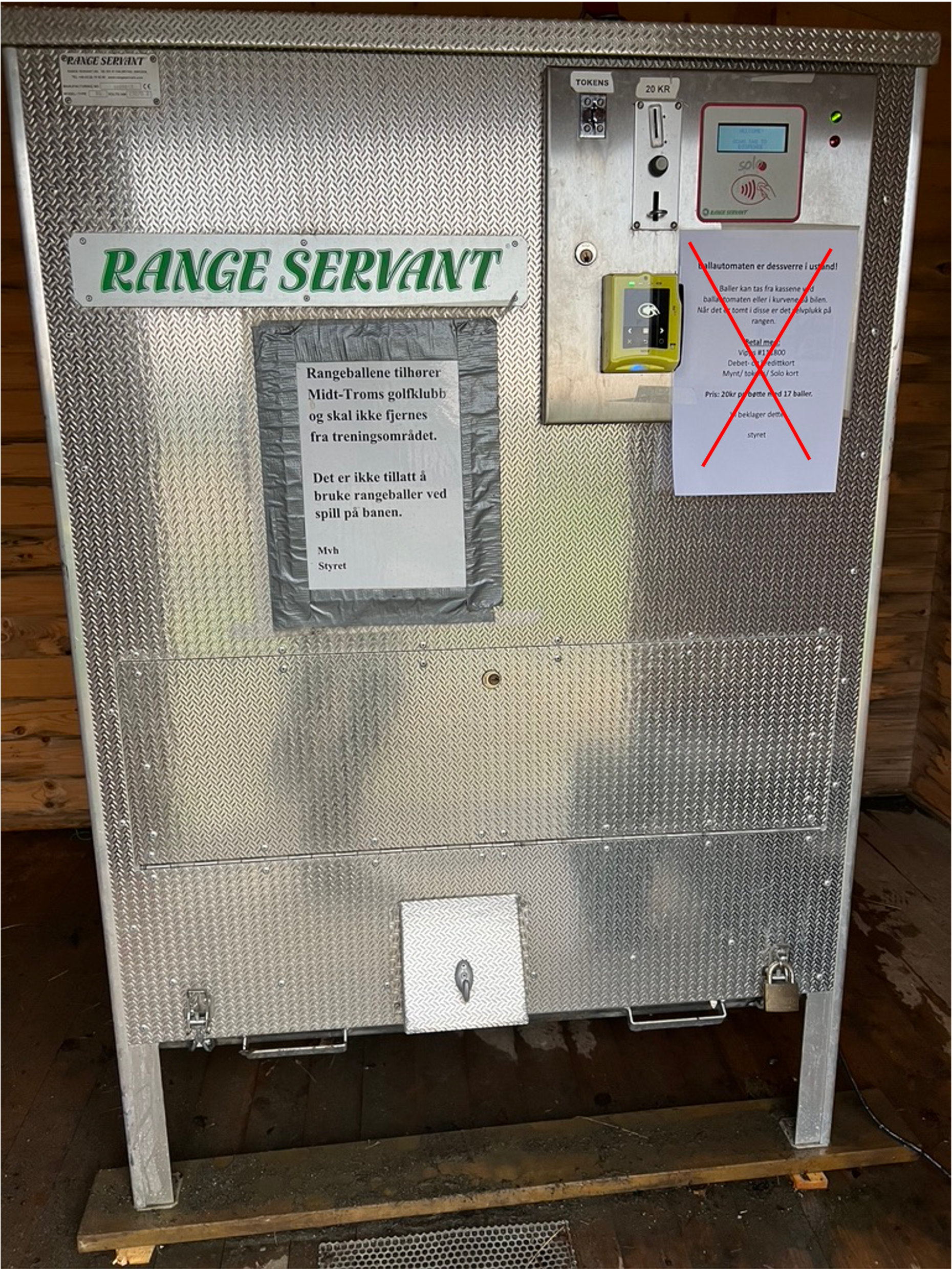Ballautomaten er endelig i orden!